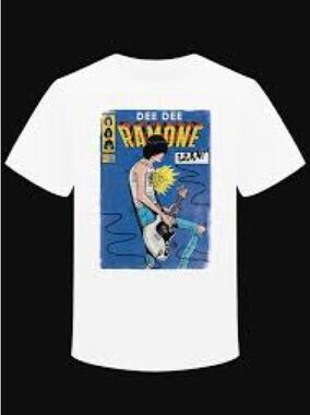 FAMILY RAMONES: Dee Dee Ramone T-Shirt Size Medium New